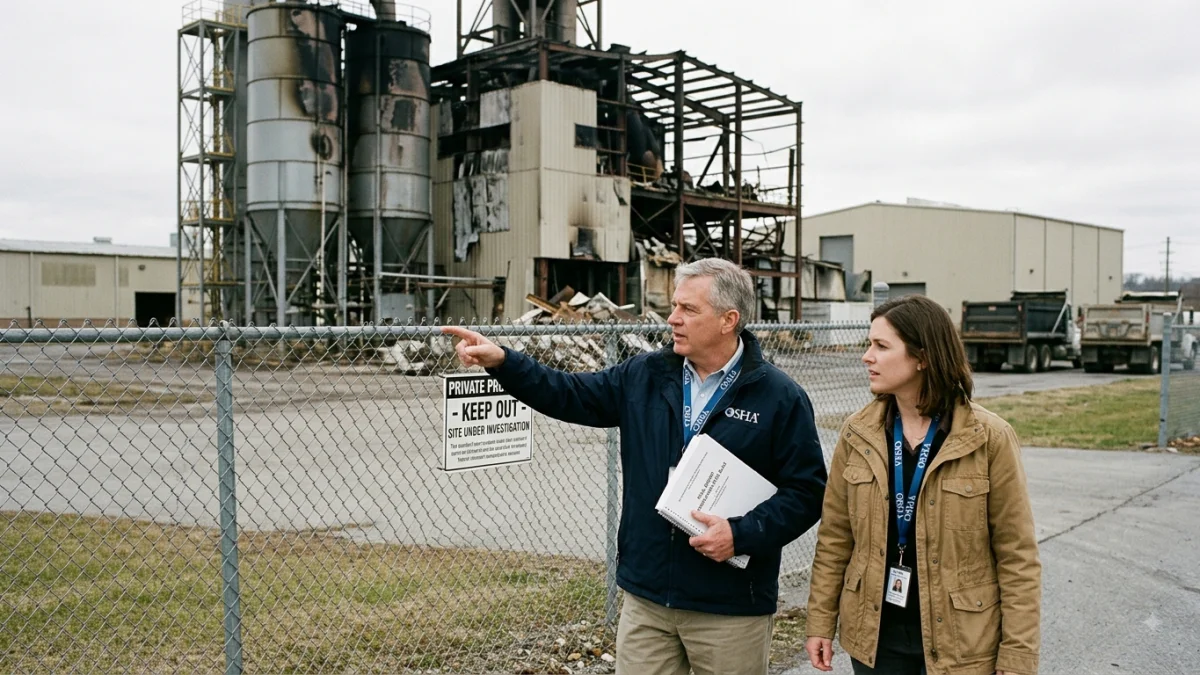Federal Agency Issues Final Report on Pennsylvania Steel Plant Blast