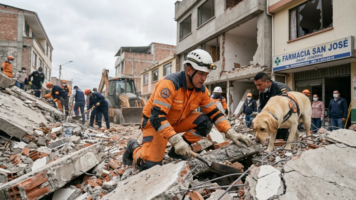 Colombia Quake Death Toll Tops 250 as Rescuers Search