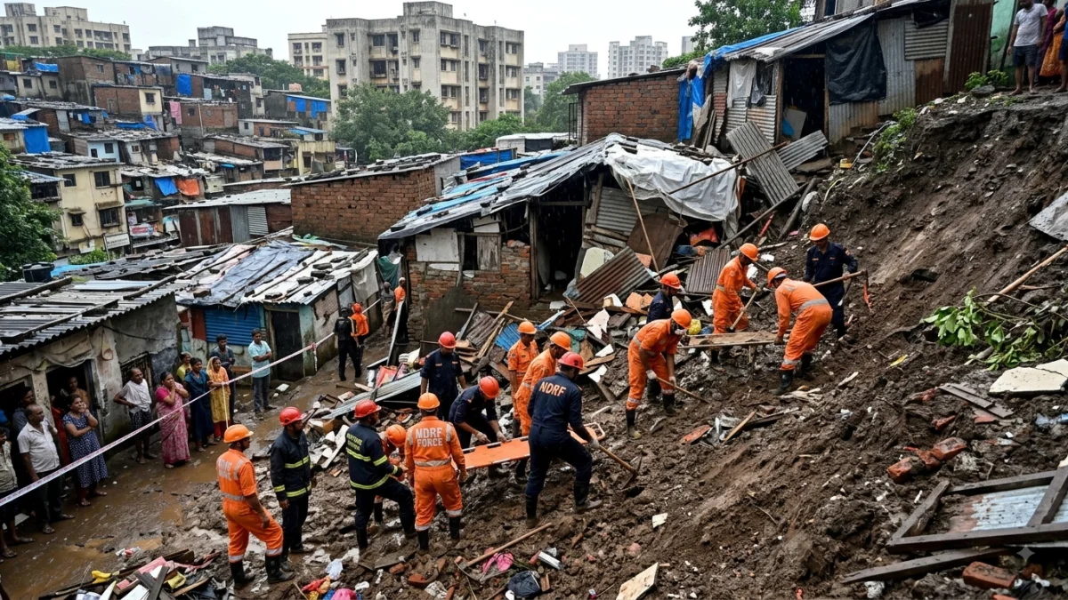 Mumbai landslip in Kurla kills at least seven people
