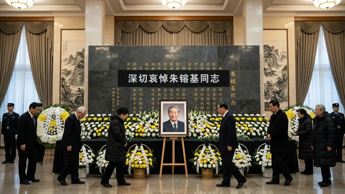 Zhu Rongji former Chinese premier dies at age ninety-seven