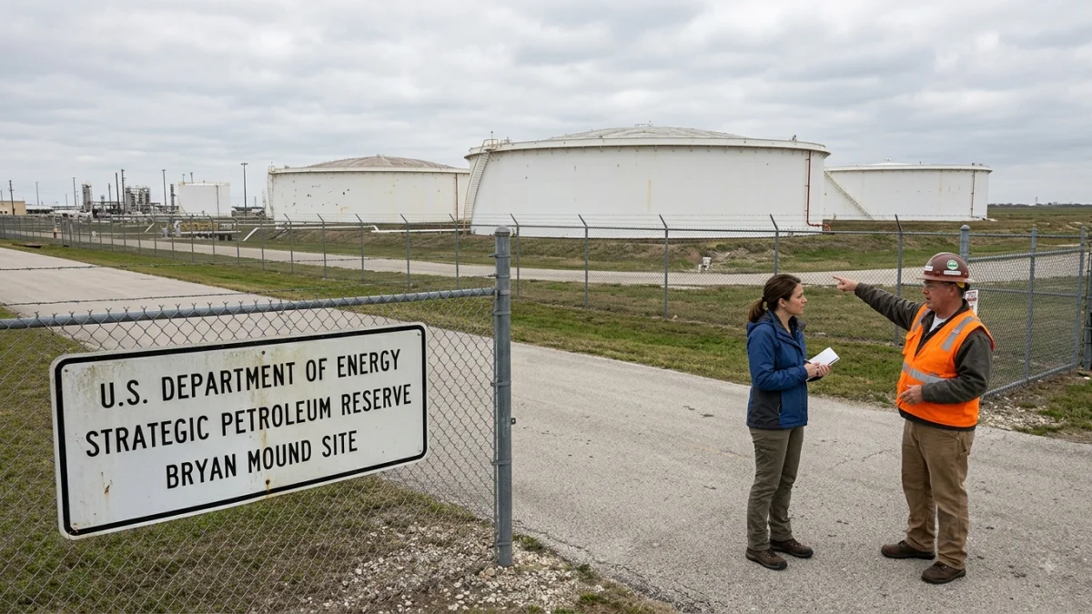 Strategic Petroleum Reserve oil levels fall to multi-decade low