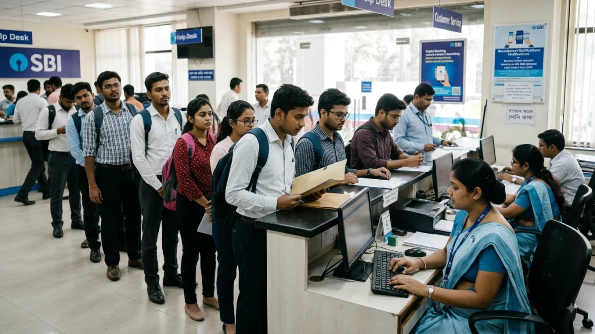 SBI opens applications for large-scale clerical recruitment