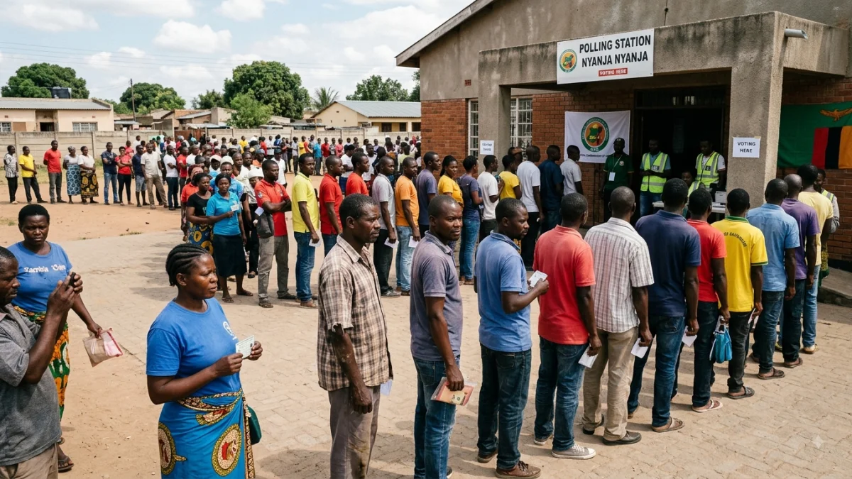 Zambians Line Up to Vote Amid Cost of Living Pressures