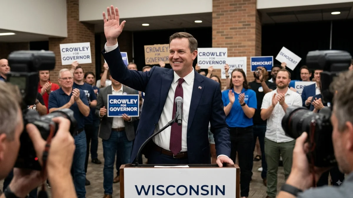 David Crowley Wins Wisconsin Democratic Governor Primary