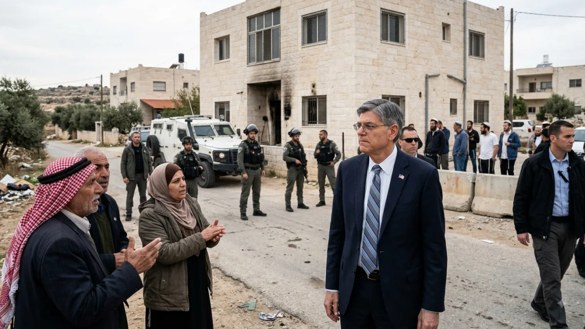 US Ambassador Condemns Settler Siege on Palestinian Homes