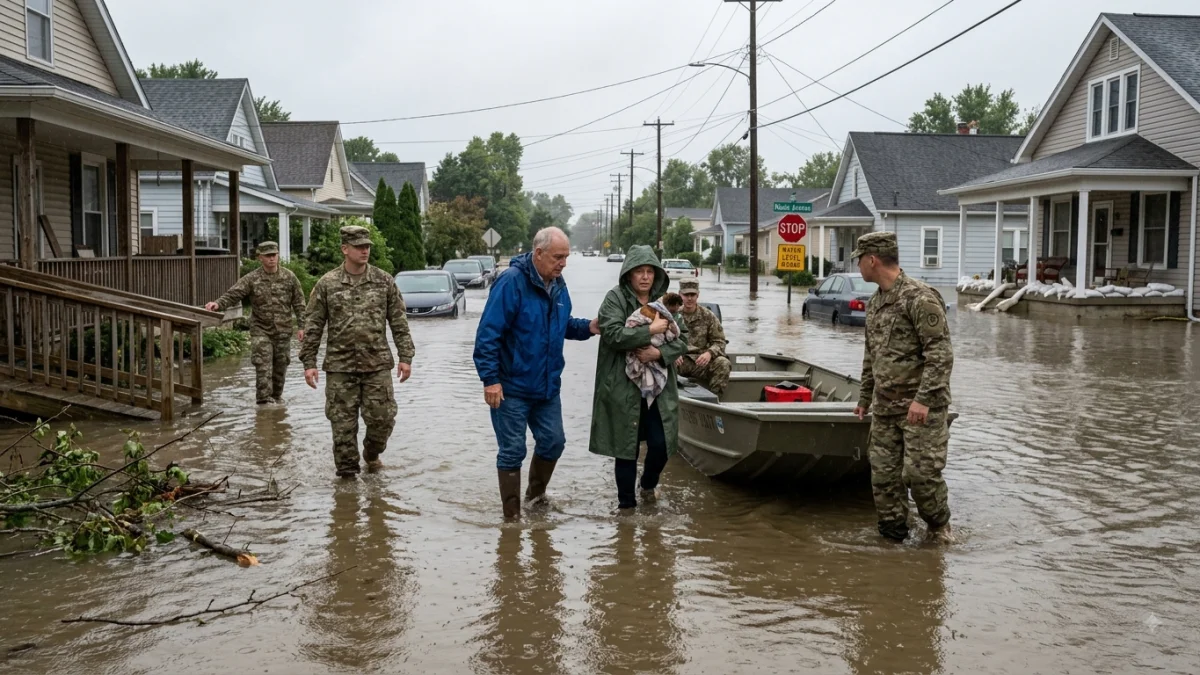 Indiana Declares Statewide Emergency as Floodwaters Rise