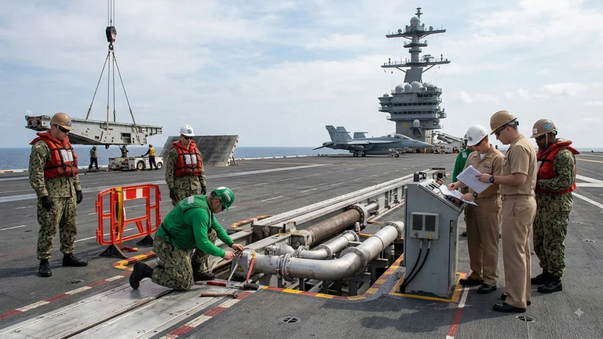Trump Orders Navy Return to Steam Catapults on Carriers