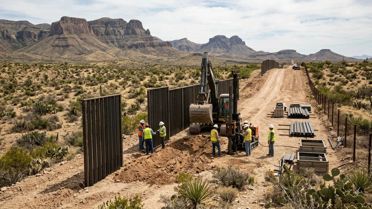 Border Barrier Construction Begins in Big Bend National Park