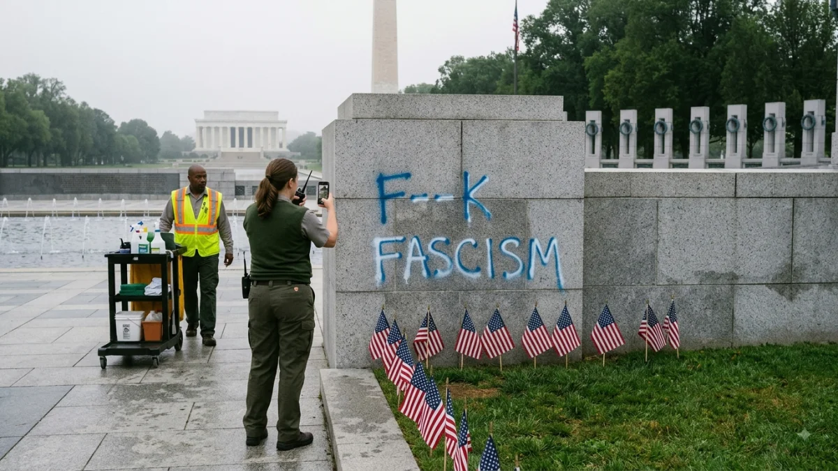 World War II Memorial in Washington Vandalized Overnight