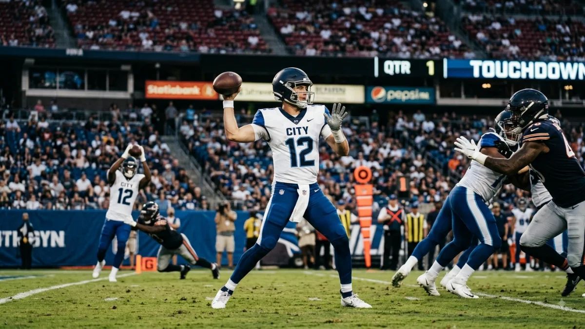 Top NFL Draft Pick Throws Touchdown in Preseason Debut