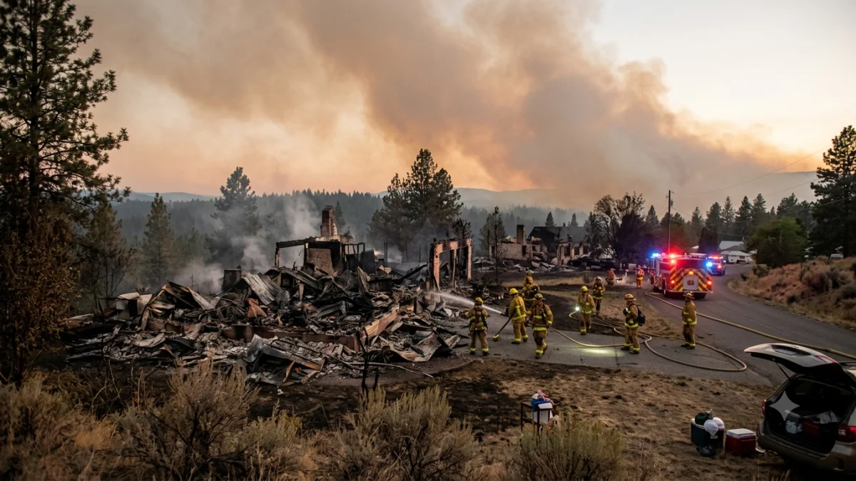 Spokane Wildfires Force Mass Evacuations After Destroying Hundreds of Structures