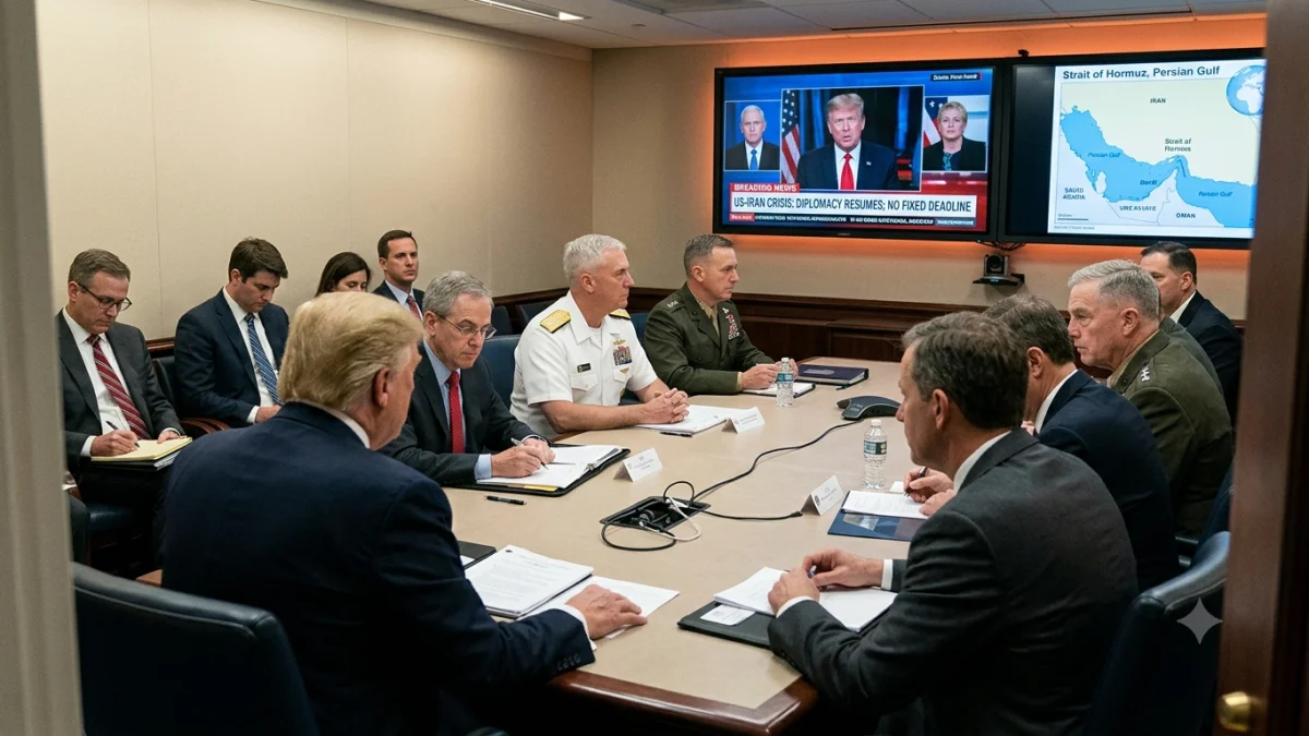 Trump Halts Iran Strikes as Talks Resume Without Fixed Deadline