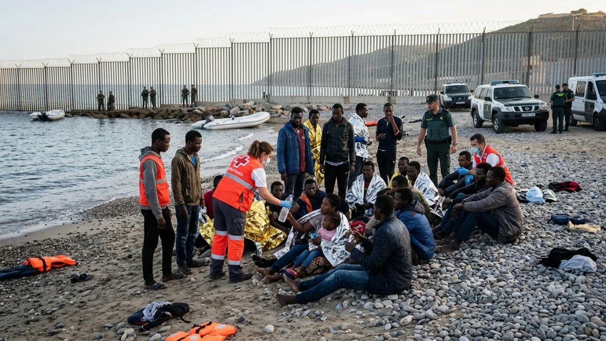 Ceuta Faces Aftermath of Mass Migrant Crossing From Morocco
