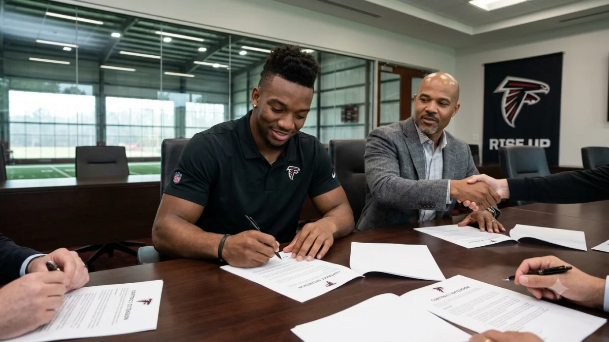 Falcons Sign Bijan Robinson to Record Extension