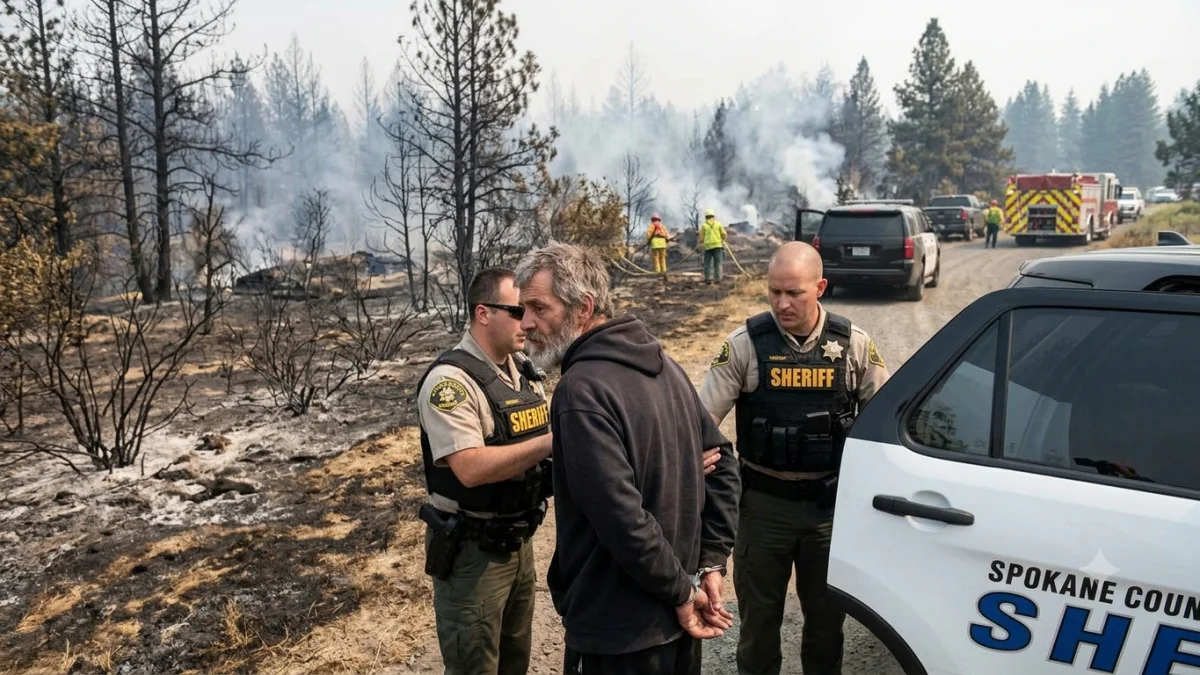 Arson Suspect Arrested in Devastating Spokane Wildfires
