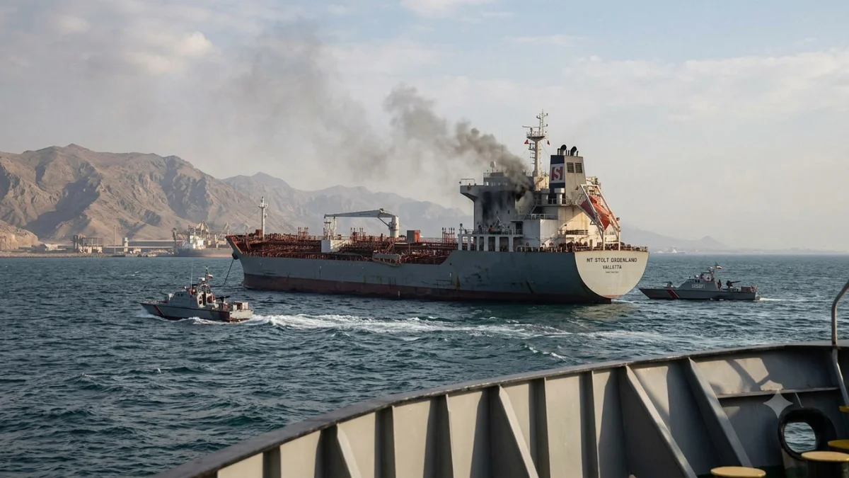 Cargo Ship Struck Near Hormuz Amid US-Iran Talks Dispute