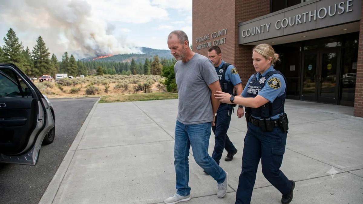 Man Charged With Arson in Spokane's Largest Wildfire