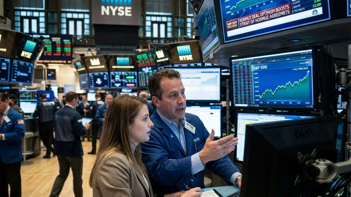 S&P 500 Hits Record as Hormuz Deal Hopes Boost Markets
