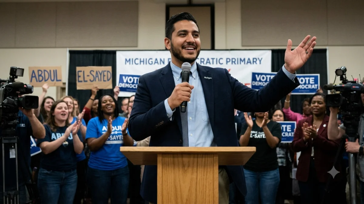Abdul El-Sayed Wins Michigan Democratic Senate Primary