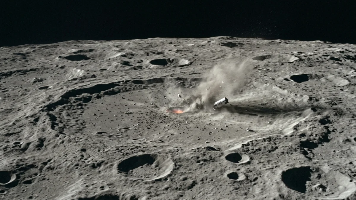 SpaceX Rocket Stage Crashes Into Moon Surface