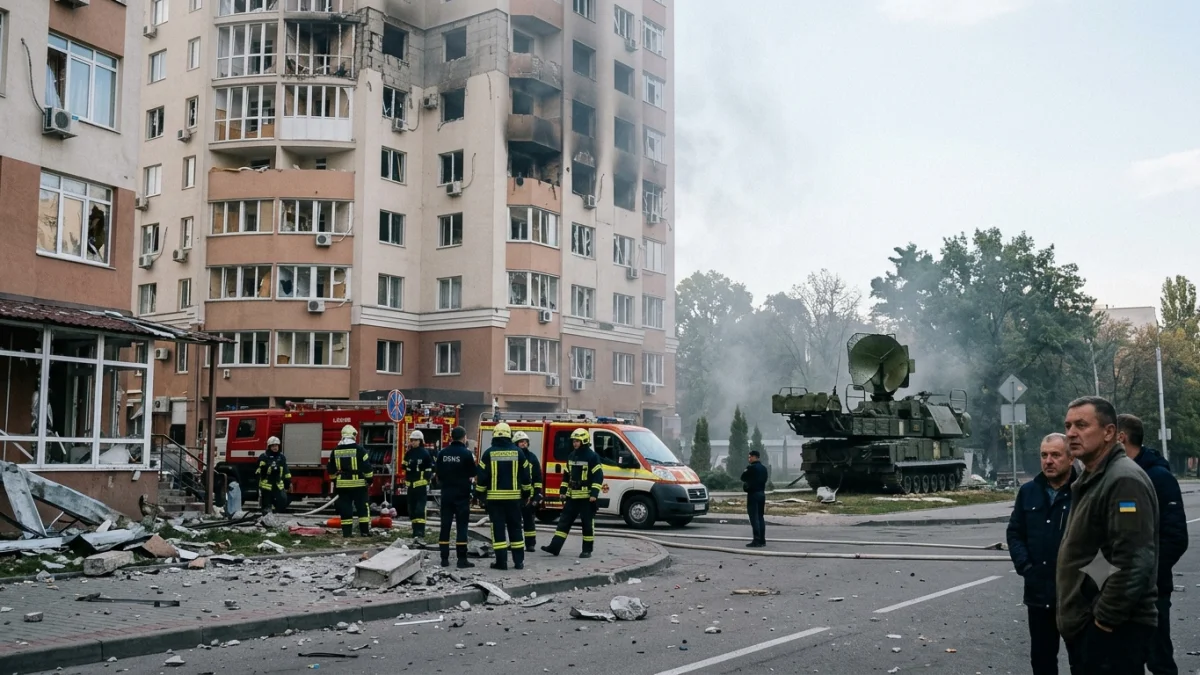 Ukraine Air Defense Shortages Amplify Impact of Russian Kyiv Strikes
