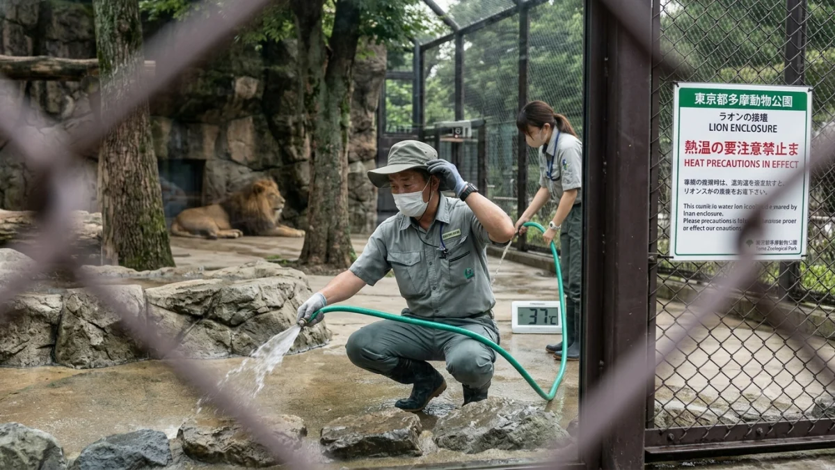 Tokyo Zoo Keepers Battle Extreme Heat After Lions Die of Heatstroke