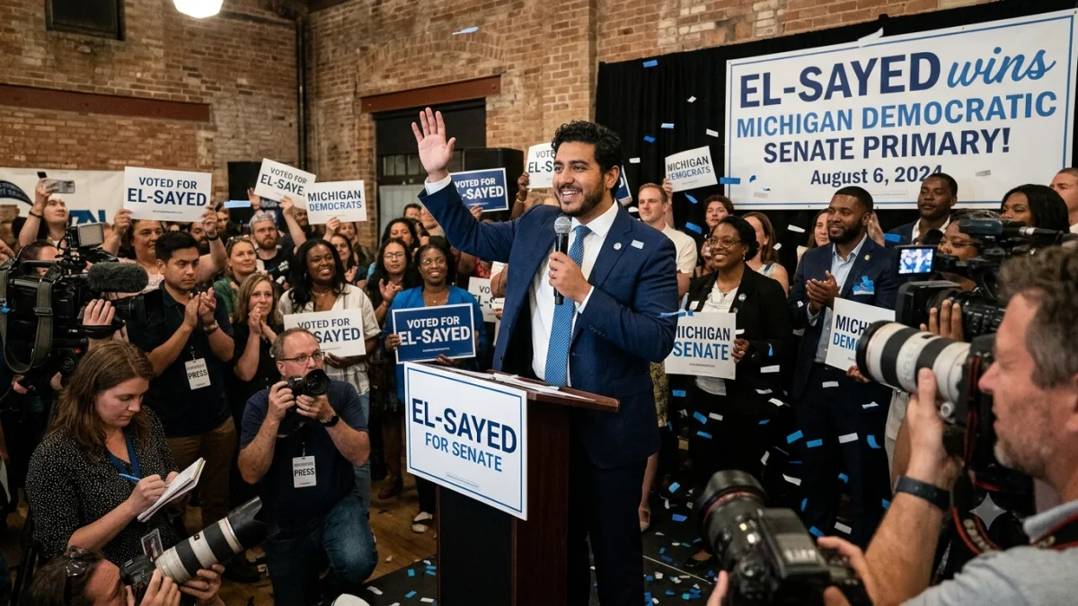 El-Sayed Wins Michigan Democratic Senate Primary