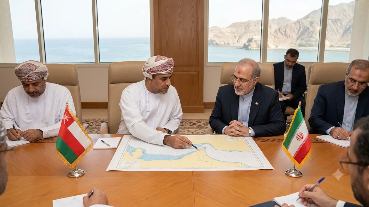 Iran and Oman near final agreement on Hormuz shipping route