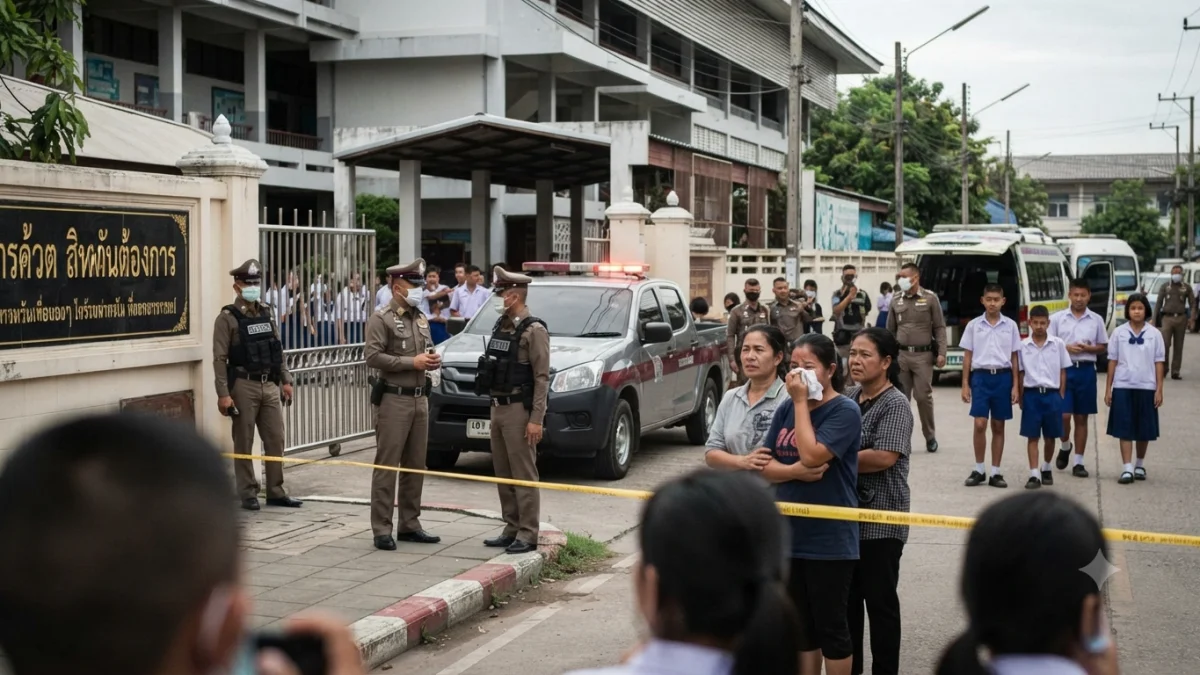 Teen Kills Seven in Thailand School Shooting