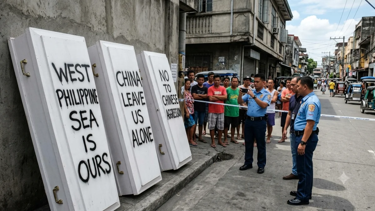 Philippines Rejects Violence Threats After Anti-China Caskets Found