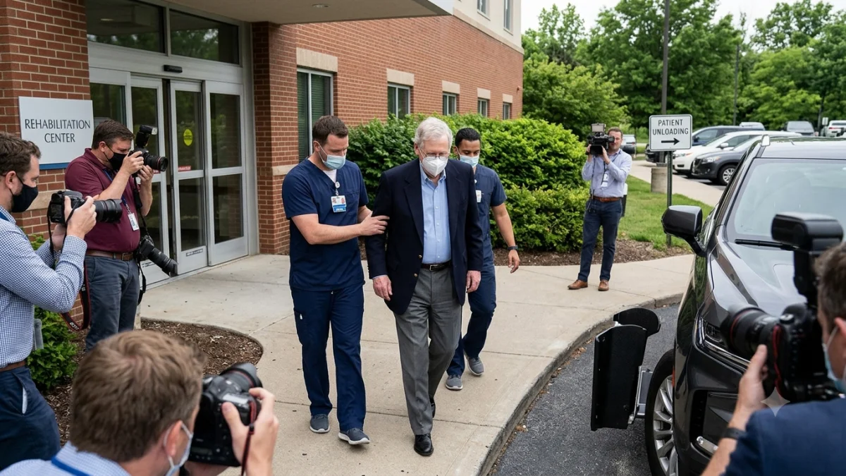 Mitch McConnell Discharged from Rehabilitation Center After Fall