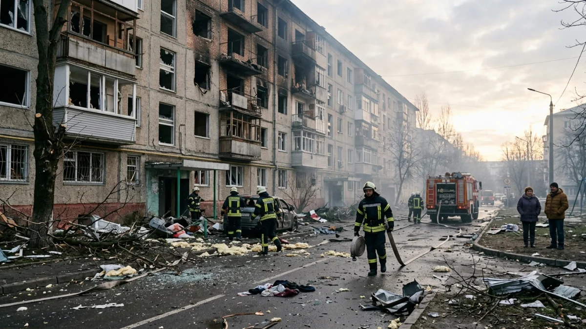 Russia Launches New Air Attacks on Kyiv Overnight