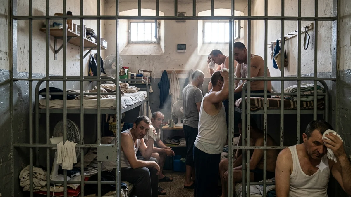 Heatwaves Expose Overcrowding Crisis in Europe Ageing Prisons