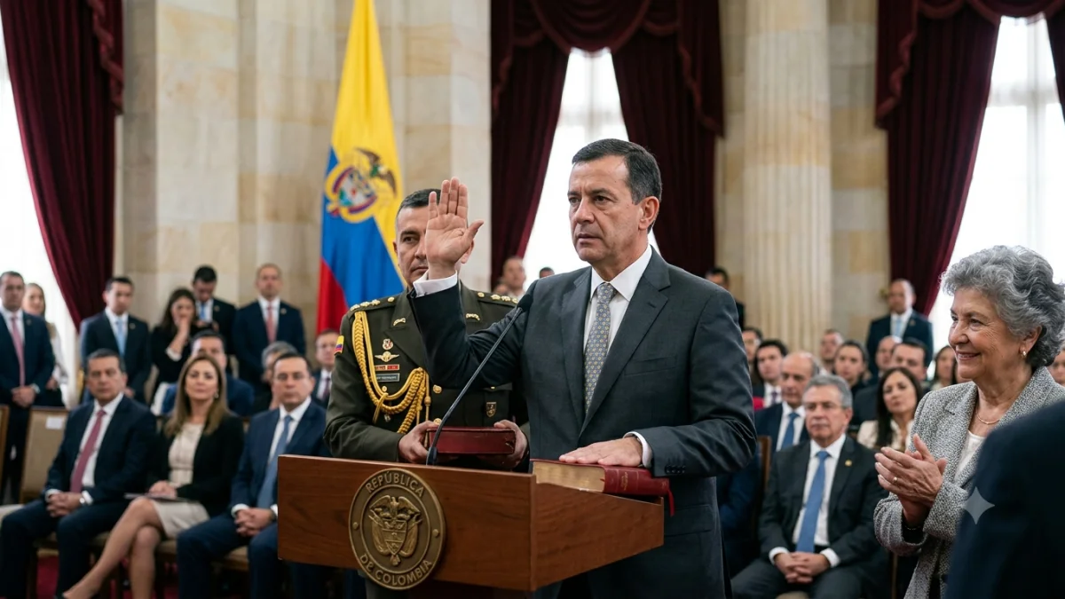 Colombia Swears In New President Abelardo De La Espriella