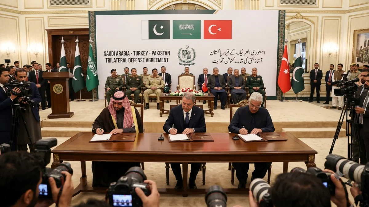 Saudi Arabia Turkey and Pakistan Sign Joint Defense Pact