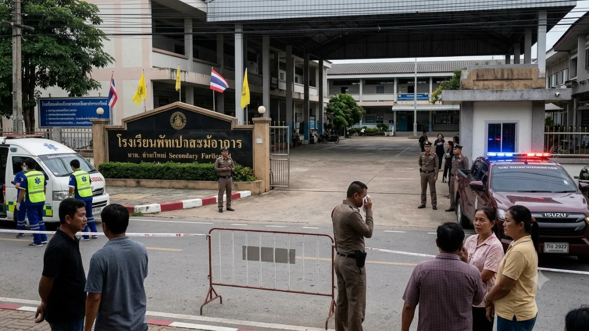 Teen Gunman Kills Seven in Thailand School Shooting Rampage