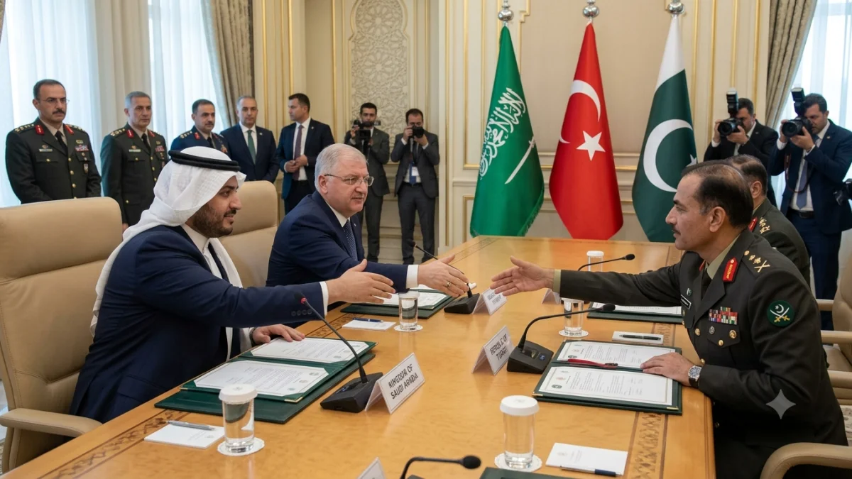 Saudi Arabia Turkey and Pakistan Sign Joint Defense Agreement