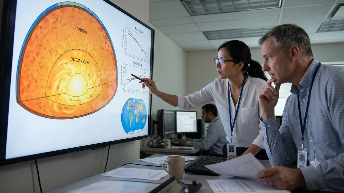 Researchers Track Sudden Reversal in Earth's Molten Core Flow