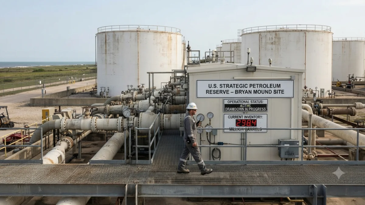 US Oil Reserve Falls Below 300 Million Barrels
